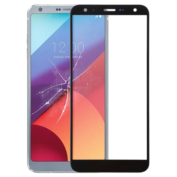 Front Screen Outer Glass Lens for LG G6 / H870 / H870DS / H872 / LS993 / VS998 / US997(Black) - For LG by PMC Jewellery | Online Shopping South Africa | PMC Jewellery