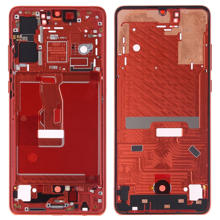 Front Housing LCD Frame Bezel Plate with Side Keys for Huawei P30(Orange) - Full Housing Cover by PMC Jewellery | Online Shopping South Africa | PMC Jewellery