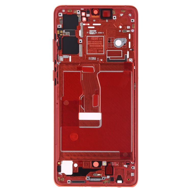 Front Housing LCD Frame Bezel Plate with Side Keys for Huawei P30(Orange) - Full Housing Cover by PMC Jewellery | Online Shopping South Africa | PMC Jewellery