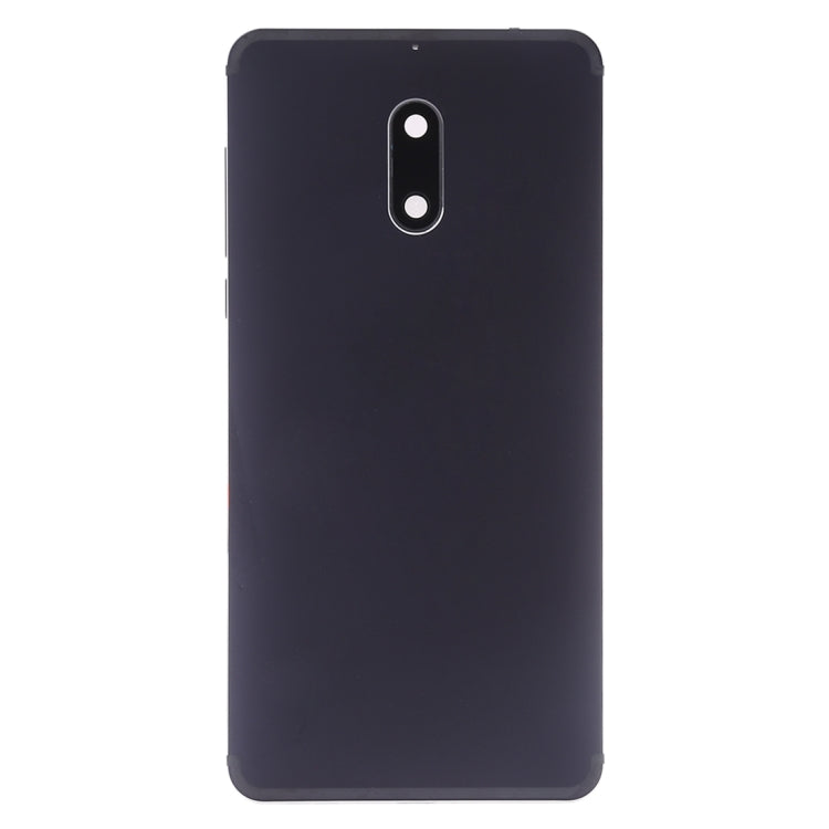 Battery Back Cover with Camera Lens & Side Keys for Nokia 6(Black) - Back Cover by PMC Jewellery | Online Shopping South Africa | PMC Jewellery