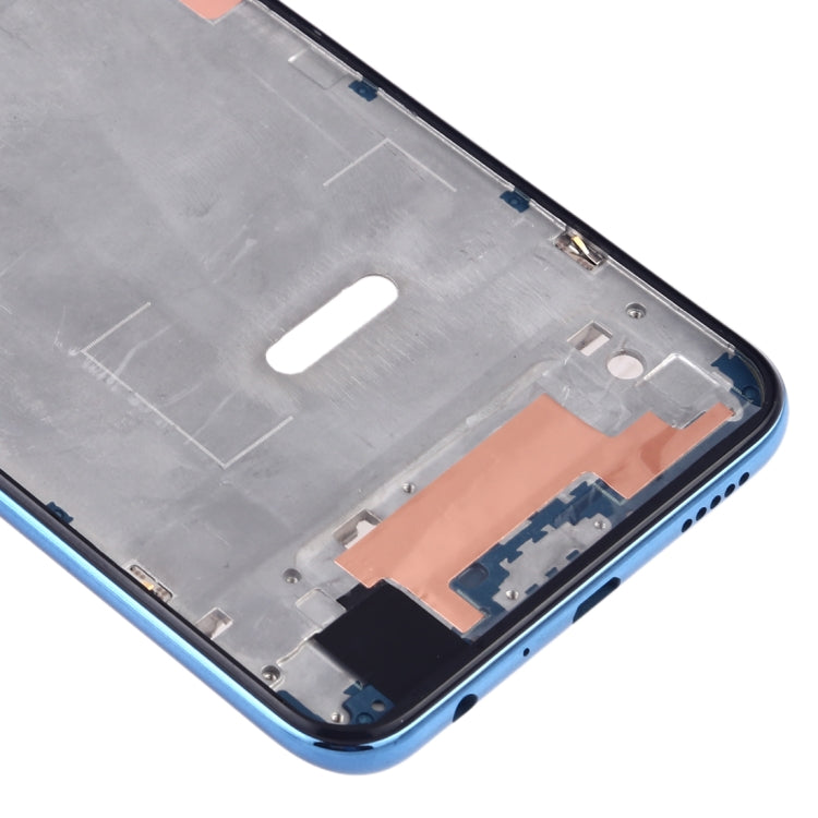 Front Housing LCD Frame Bezel Plate with Side Keys for Huawei Y9 (2019)(Blue) - Full Housing Cover by PMC Jewellery | Online Shopping South Africa | PMC Jewellery