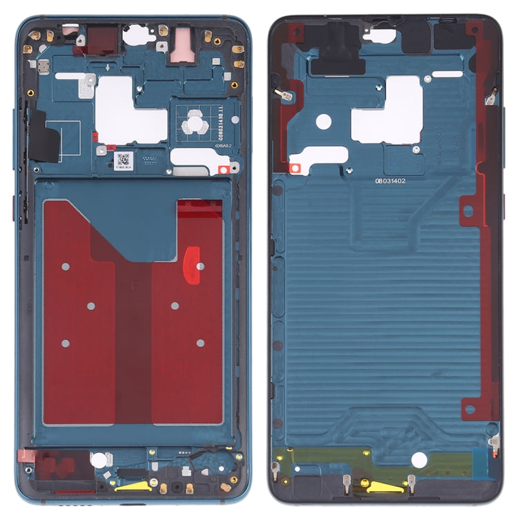 Front Housing LCD Frame Bezel Plate with Side Keys for Huawei Mate 20(Blue) - Full Housing Cover by PMC Jewellery | Online Shopping South Africa | PMC Jewellery