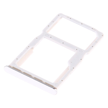 SIM Card Tray + SIM Card Tray / Micro SD Card Tray for Huawei P30 Lite (White) - Card Socket by PMC Jewellery | Online Shopping South Africa | PMC Jewellery