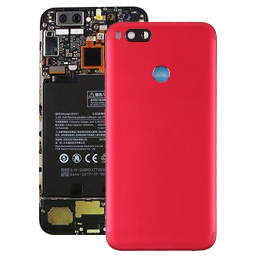 Back Cover with Camera Lens for Xiaomi Mi 5X / A1(Red) - Back Cover by PMC Jewellery | Online Shopping South Africa | PMC Jewellery