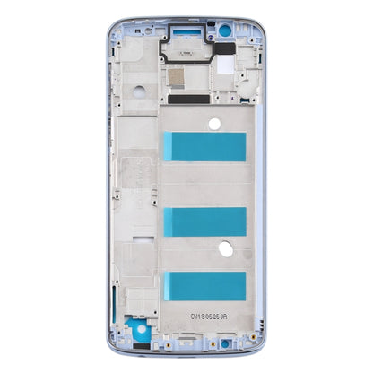 Front Housing LCD Frame Bezel for Motorola Moto G6 Plus(Blue) - Frame Bezel Plate by PMC Jewellery | Online Shopping South Africa | PMC Jewellery