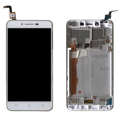 OEM LCD Screen for Lenovo Vibe K5 A6020A40 Digitizer Full Assembly with Frame (White) - LCD Screen by PMC Jewellery | Online Shopping South Africa | PMC Jewellery