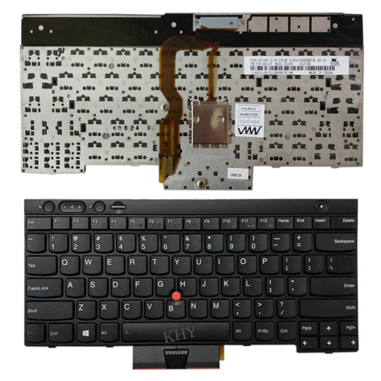 US Version English Laptop Keyboard with Pointing Sticks for Lenovo IBM Thinkpad L430 / T430 / T430i / T430S, Teclado 04X1315 / 04X1201 / 04X1277 / 0C01997 - Replacement Keyboards by PMC TechLife | Online Shopping South Africa | PMC TechLife