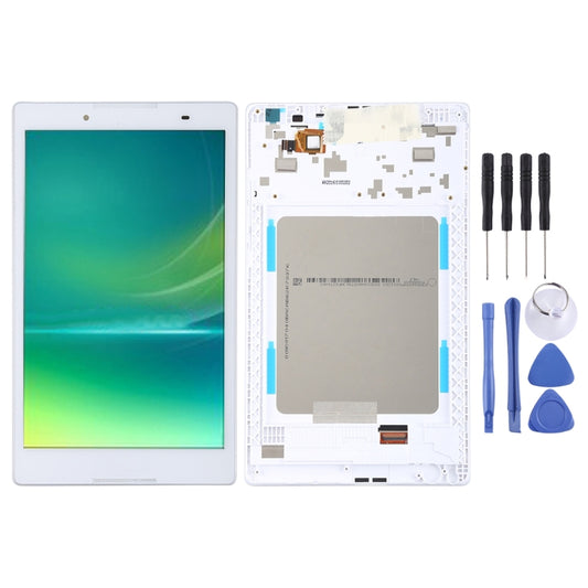 OEM LCD Screen for Lenovo Tab 2 A8-50 A8-50F A8-50LC Digitizer Full Assembly with Frame (White) - LCD Screen by PMC Jewellery | Online Shopping South Africa | PMC Jewellery