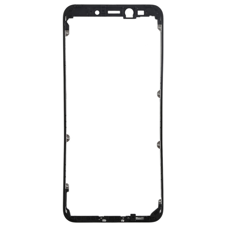 Front Housing LCD Frame Bezel Holder for Xiaomi Mi 6X / A2(Black) - Frame Bezel Plate by PMC Jewellery | Online Shopping South Africa | PMC Jewellery