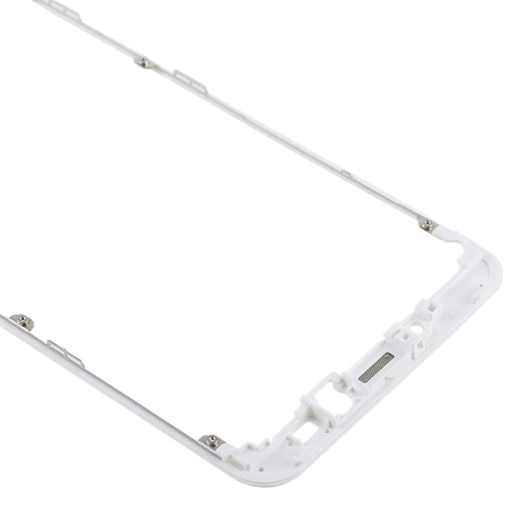 Front Housing LCD Frame Bezel Holder for Xiaomi Mi 6X / A2(White) - Frame Bezel Plate by PMC Jewellery | Online Shopping South Africa | PMC Jewellery