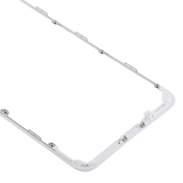 Front Housing LCD Frame Bezel Holder for Xiaomi Mi 6X / A2(White) - Frame Bezel Plate by PMC Jewellery | Online Shopping South Africa | PMC Jewellery