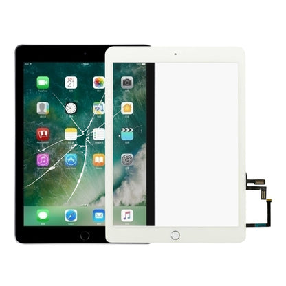 Touch Panel with Home Key Flex Cable for iPad 5 9.7 inch 2017 A1822 A1823(White) - iPad Parts by PMC Jewellery | Online Shopping South Africa | PMC Jewellery