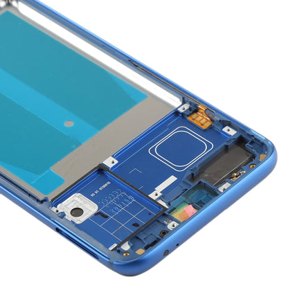 Front Housing LCD Frame Bezel Plate with Side Keys for Huawei Honor 10(Blue) - Full Housing Cover by PMC Jewellery | Online Shopping South Africa | PMC Jewellery