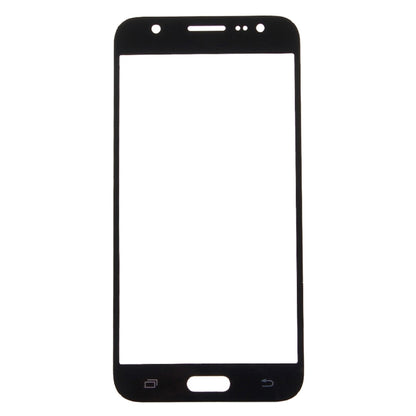 For Galaxy J5 / J500 Front Screen Outer Glass Lens (Black) - Outer Glass Lens by PMC Jewellery | Online Shopping South Africa | PMC Jewellery