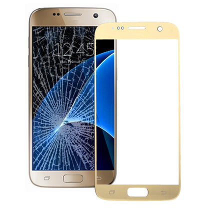 For Galaxy S7 / G930 Front Screen Outer Glass Lens (Gold) - Outer Glass Lens by PMC Jewellery | Online Shopping South Africa | PMC Jewellery