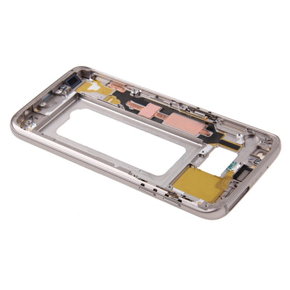 For Galaxy S7 / G930 Front Housing LCD Frame Bezel Plate (Gold) - Frame Bezel Plate by PMC Jewellery | Online Shopping South Africa | PMC Jewellery