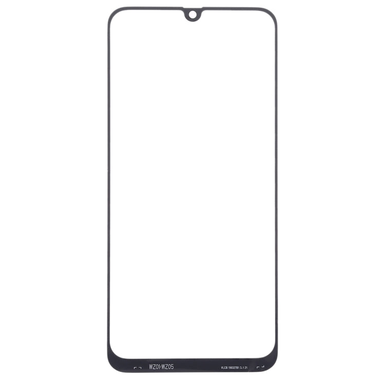 For Galaxy A50 / A30 / M30 / A4S Front Screen Outer Glass Lens (Black) - Outer Glass Lens by PMC Jewellery | Online Shopping South Africa | PMC Jewellery