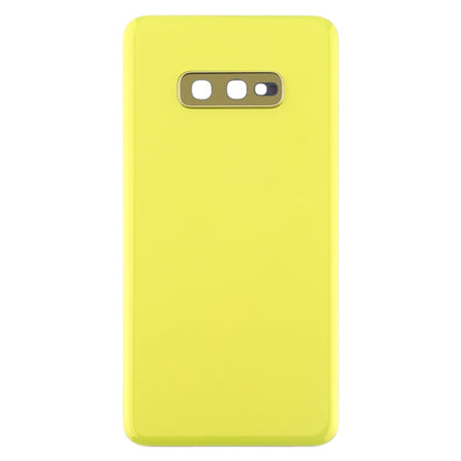 For Galaxy S10e Battery Back Cover with Camera Lens (Yellow) - Back Cover by PMC Jewellery | Online Shopping South Africa | PMC Jewellery