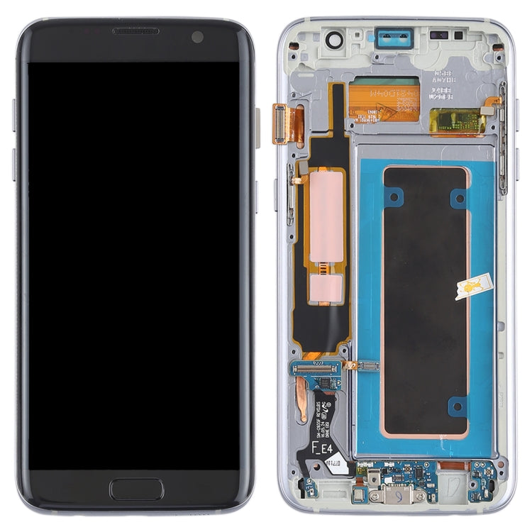 Original Super AMOLED Material LCD Screen and Digitizer Full Assembly(with Frame / Charging Port Flex Cable / Power Button Flex Cable / Volume Button Flex Cable) for Galaxy S7 Edge / G935F / G935FD(Black) - LCD Screen by PMC Jewellery | Online Shopping South Africa | PMC Jewellery