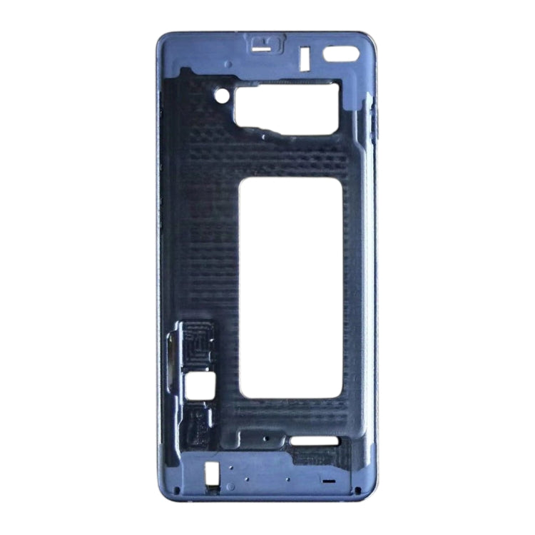 For Galaxy S10+  Front Housing LCD Frame Bezel Plate (Blue) - Frame Bezel Plate by PMC Jewellery | Online Shopping South Africa | PMC Jewellery