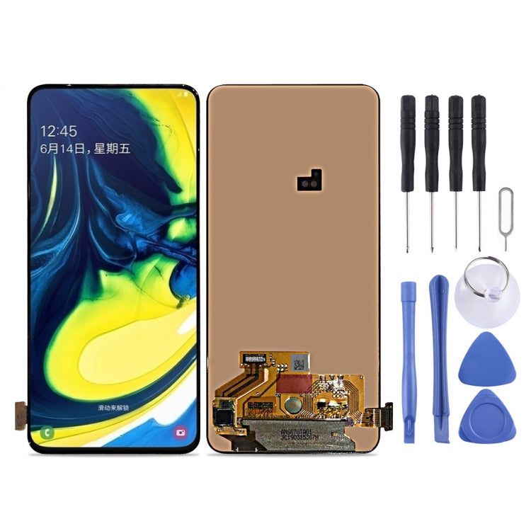 Original Super AMOLED LCD Screen for Galaxy A80 A90 A805F with Digitizer Full Assembly (Black) - LCD Screen by PMC Jewellery | Online Shopping South Africa | PMC Jewellery