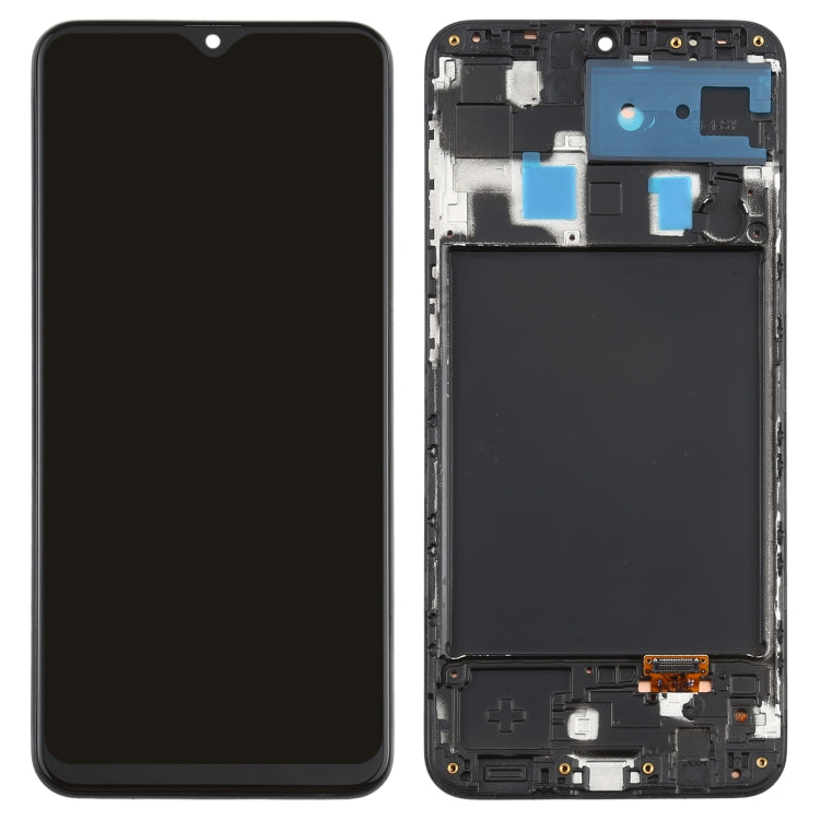 Original Super AMOLED LCD Screen for Galaxy A20 Digitizer Full Assembly with Frame - LCD Screen by PMC Jewellery | Online Shopping South Africa | PMC Jewellery