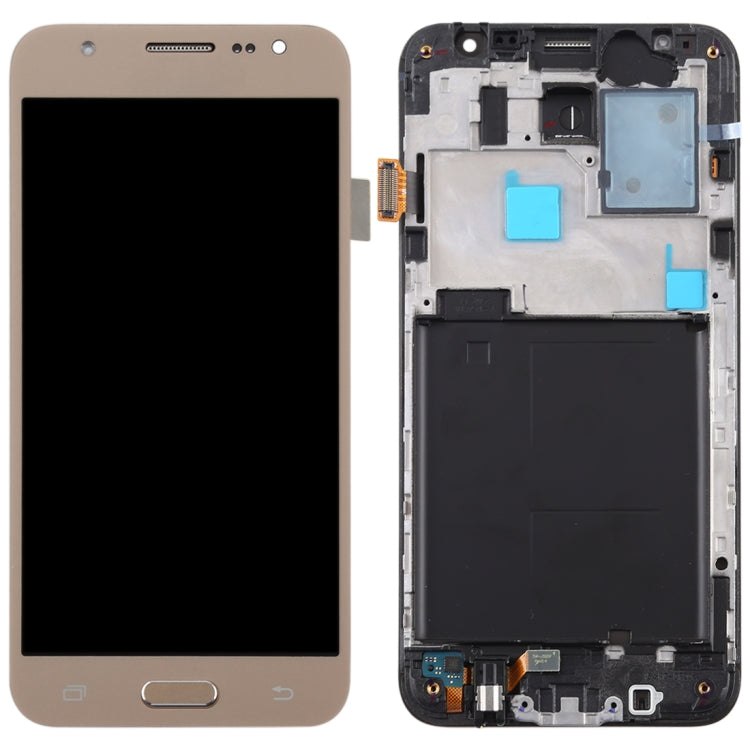 TFT LCD Screen for Galaxy J5 (2015) / J500F Digitizer Full Assembly with Frame (Gold) - LCD Screen by PMC Jewellery | Online Shopping South Africa | PMC Jewellery