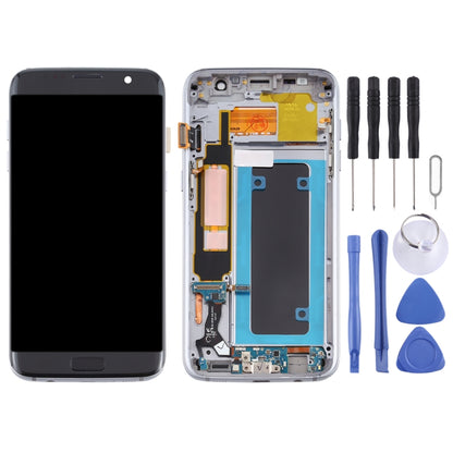 OLED LCD Screen for Samsung Galaxy S7 Edge / SM-G935F Digitizer Full Assembly with Frame (Black) - LCD Screen by PMC Jewellery | Online Shopping South Africa | PMC Jewellery