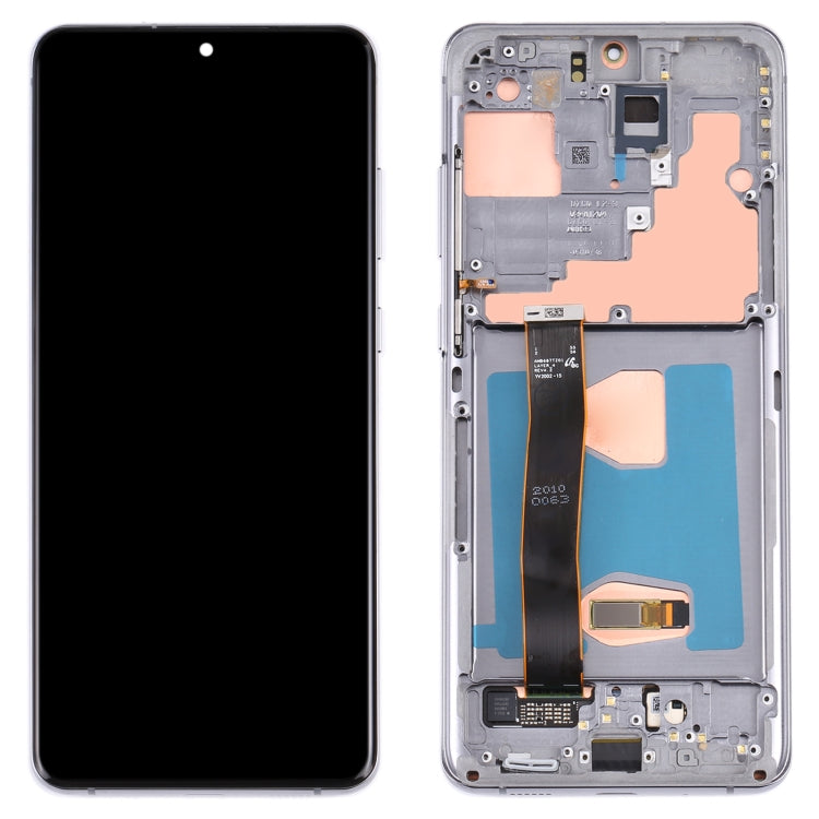 Original Super AMOLED LCD Screen for Samsung Galaxy S20 Ultra 4G/S20 Ultra 5G Digitizer Full Assembly with Frame (Grey) - LCD Screen by PMC Jewellery | Online Shopping South Africa | PMC Jewellery