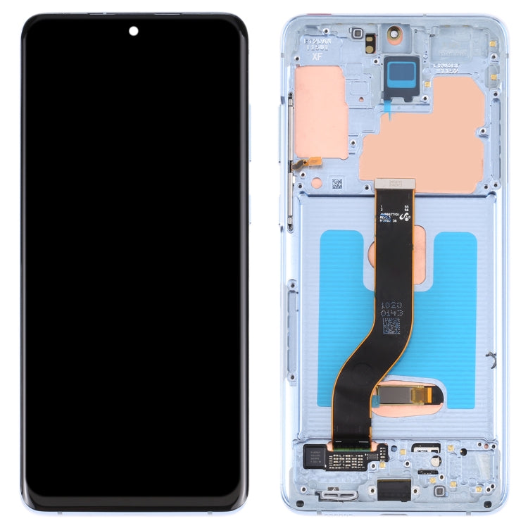 Original Super AMOLED LCD Screen for Samsung Galaxy S20+ 5G SM-G986B/G985 Digitizer Full Assembly with Frame (Blue) - LCD Screen by PMC Jewellery | Online Shopping South Africa | PMC Jewellery