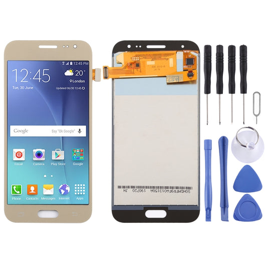 TFT LCD Screen for Galaxy J2 (2015) / J200F / J200Y / J200G / J200H / J200GU With Digitizer Full Assembly (Gold) - LCD Screen by PMC Jewellery | Online Shopping South Africa | PMC Jewellery