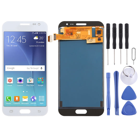 TFT LCD Screen for Galaxy J2 (2015) / J200F / J200Y / J200G / J200H / J200GU With Digitizer Full Assembly (White) - LCD Screen by PMC Jewellery | Online Shopping South Africa | PMC Jewellery