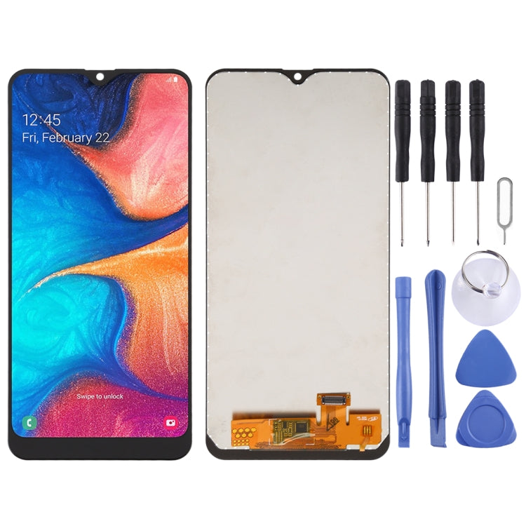 incell LCD Screen and Digitizer Full Assembly for Galaxy A20 A205F/DS, A205FN/DS, A205U, A205GN/DS, A205YN, A205G/DS, A205W (Black) - LCD Screen by PMC Jewellery | Online Shopping South Africa | PMC Jewellery