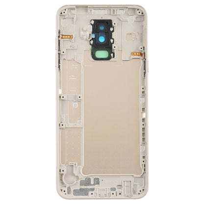 For Galaxy A6+ (2018) / A605 Back Cover with Side Keys & Camera Lens (Gold) - Back Cover by PMC Jewellery | Online Shopping South Africa | PMC Jewellery