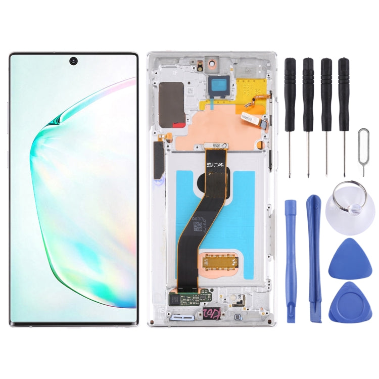 Original LCD Screen for Samsung Galaxy Note10+ 4G/Note10+ 5G SM-N976/N975 Digitizer Full Assembly With Frame (Silver) - LCD Screen by PMC Jewellery | Online Shopping South Africa | PMC Jewellery