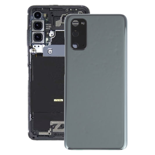 For Samsung Galaxy S20 Battery Back Cover with Camera Lens Cover (Grey) - Back Cover by PMC Jewellery | Online Shopping South Africa | PMC Jewellery