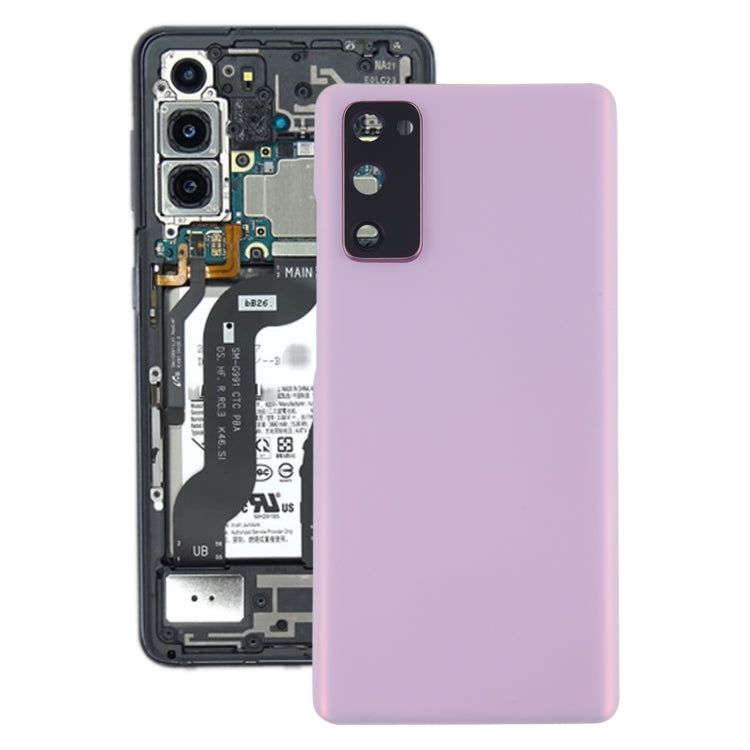 For Samsung Galaxy S20 FE Battery Back Cover with Camera Lens Cover (Purple) - Back Cover by PMC Jewellery | Online Shopping South Africa | PMC Jewellery