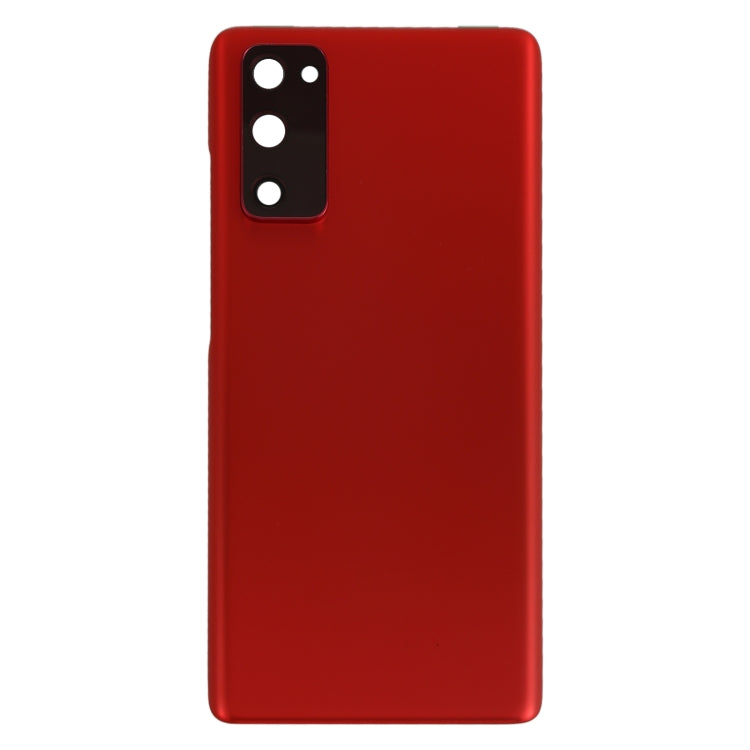 For Samsung Galaxy S20 FE Battery Back Cover with Camera Lens Cover (Red) - Back Cover by PMC Jewellery | Online Shopping South Africa | PMC Jewellery