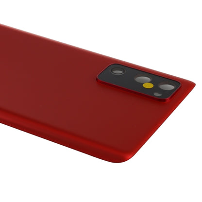 For Samsung Galaxy S20 FE Battery Back Cover with Camera Lens Cover (Red) - Back Cover by PMC Jewellery | Online Shopping South Africa | PMC Jewellery