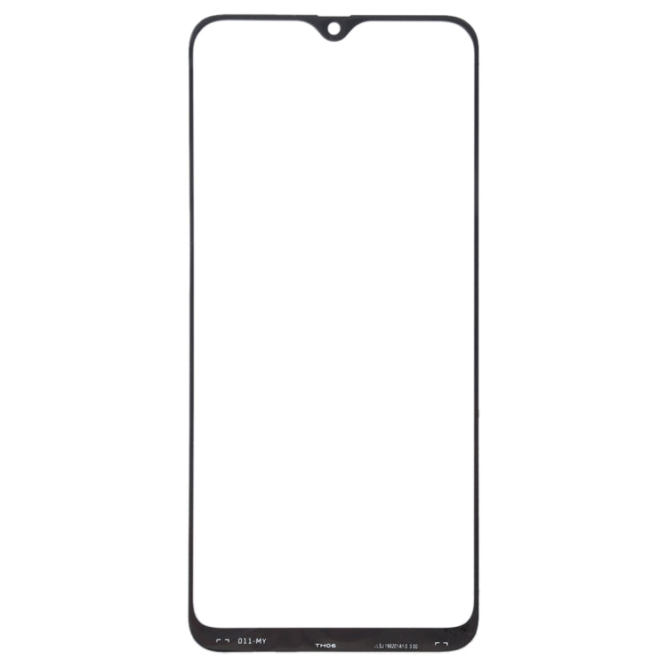 For Samsung Galaxy A40s 10pcs Front Screen Outer Glass Lens (Black) - Outer Glass Lens by PMC Jewellery | Online Shopping South Africa | PMC Jewellery