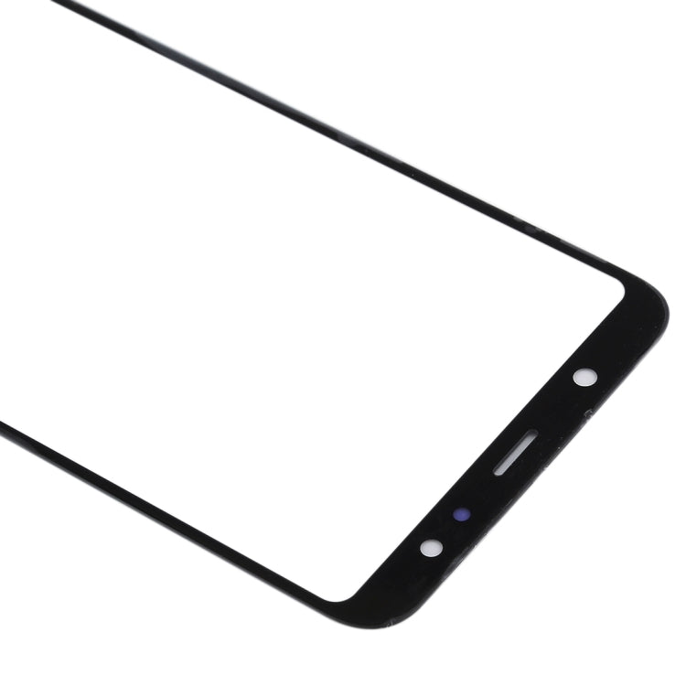 For Samsung Galaxy A6+ (2018) / A605  10pcs Front Screen Outer Glass Lens (Black) - Outer Glass Lens by PMC Jewellery | Online Shopping South Africa | PMC Jewellery