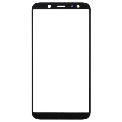 For Samsung Galaxy A6 (2018)  10pcs Front Screen Outer Glass Lens (Black) - Outer Glass Lens by PMC Jewellery | Online Shopping South Africa | PMC Jewellery