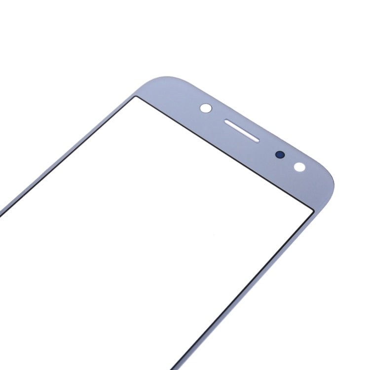 For Samsung Galaxy J7 (2017) / J730 10pcs Front Screen Outer Glass Lens (Blue) - Outer Glass Lens by PMC Jewellery | Online Shopping South Africa | PMC Jewellery