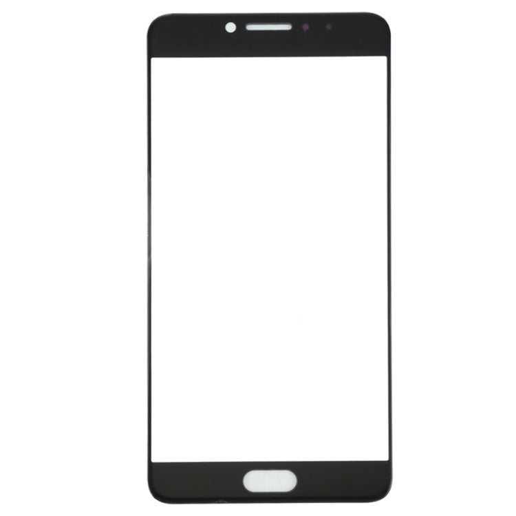 For Samsung Galaxy C7 Pro / C701 10pcs Front Screen Outer Glass Lens (Black) - Outer Glass Lens by PMC Jewellery | Online Shopping South Africa | PMC Jewellery