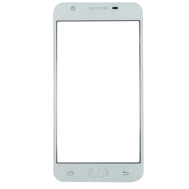 For Samsung Galaxy On5 / G550 10pcs Front Screen Outer Glass Lens (White) - Outer Glass Lens by PMC Jewellery | Online Shopping South Africa | PMC Jewellery