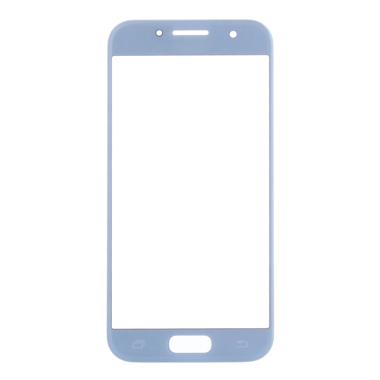 For Samsung Galaxy A7 (2017) / A720 10pcs Front Screen Outer Glass Lens (Blue) - Outer Glass Lens by PMC Jewellery | Online Shopping South Africa | PMC Jewellery