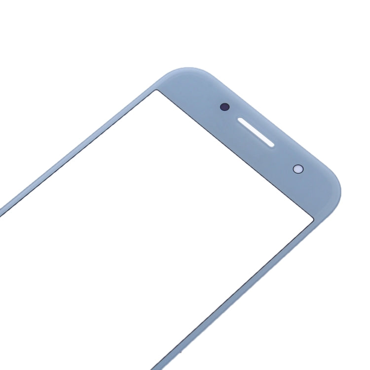 For Samsung Galaxy A7 (2017) / A720 10pcs Front Screen Outer Glass Lens (Blue) - Outer Glass Lens by PMC Jewellery | Online Shopping South Africa | PMC Jewellery