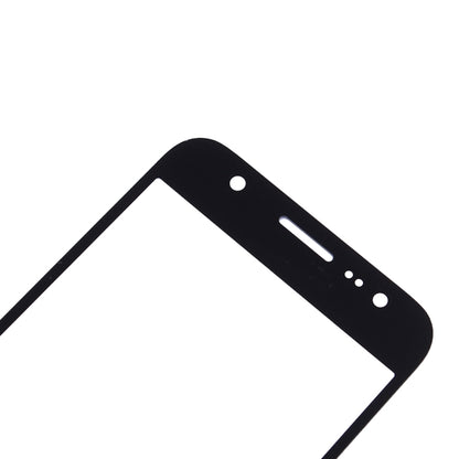 For Samsung Galaxy J5 / J500 10pcs Front Screen Outer Glass Lens (Black) - Outer Glass Lens by PMC Jewellery | Online Shopping South Africa | PMC Jewellery