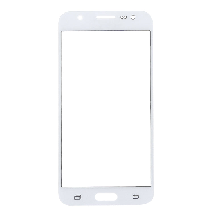 For Samsung Galaxy J5 / J500 10pcs Front Screen Outer Glass Lens (White) - Outer Glass Lens by PMC Jewellery | Online Shopping South Africa | PMC Jewellery