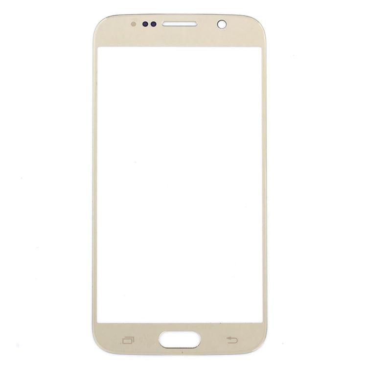 For Samsung Galaxy S6 / G920F 10pcs Front Screen Outer Glass Lens (Gold) - Outer Glass Lens by PMC Jewellery | Online Shopping South Africa | PMC Jewellery